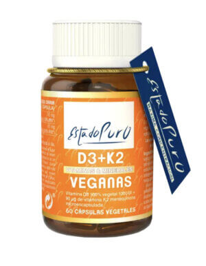 VITAMINA D3+K2  VEGANAS 60 cap. Vegetales  TONGIL