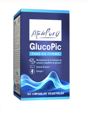 GlucoPic 40 cápsulas vegetales -Fase en forma-Estado Puro - TONGIL